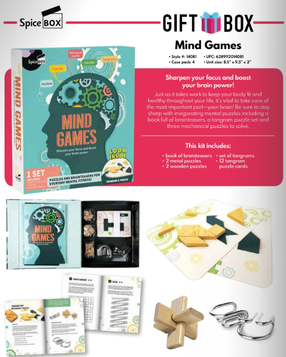 SpiceBox - GIFT BOX - MIND GAMES