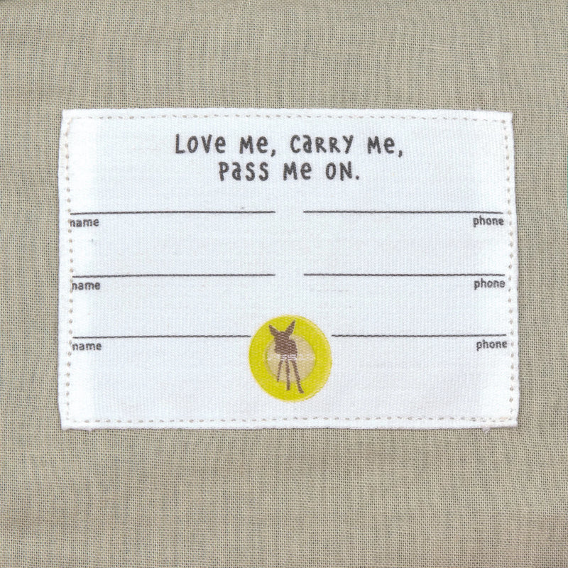 Lassig - Little Gang - Petit Sac à Dos Carré GOTS - Little One & Me Caramel (Little One & Me Caramel)
