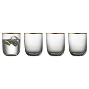 Lyngby Glas – Palermo Gold Tumblers (4-Pack) – 350 mL – four-piece set