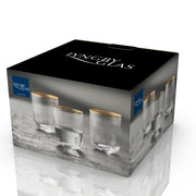 Lyngby Glas – Palermo Gold Tumblers (4-Pack) – 350 mL – packaging