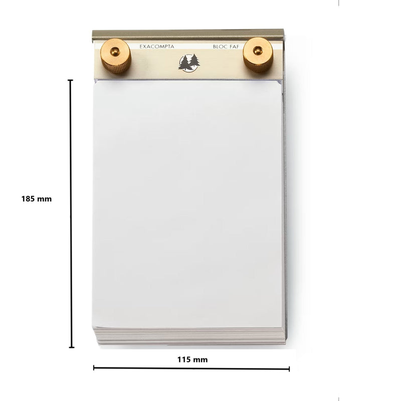 Notepad FAF N°3 Blank - 170 Sheets (4.5x7.8in)