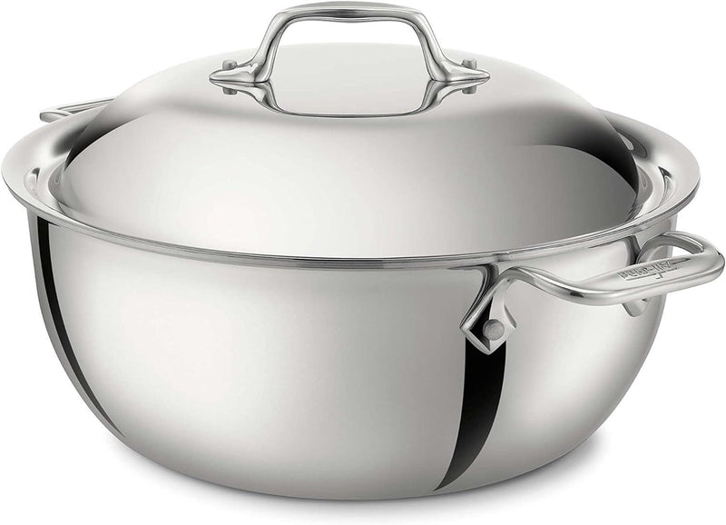 All-Clad - D3 3-Ply Stainless Steel Dutch Oven 5.5 Quart