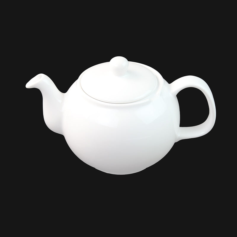 SAKI - Porcelain Teapot - White