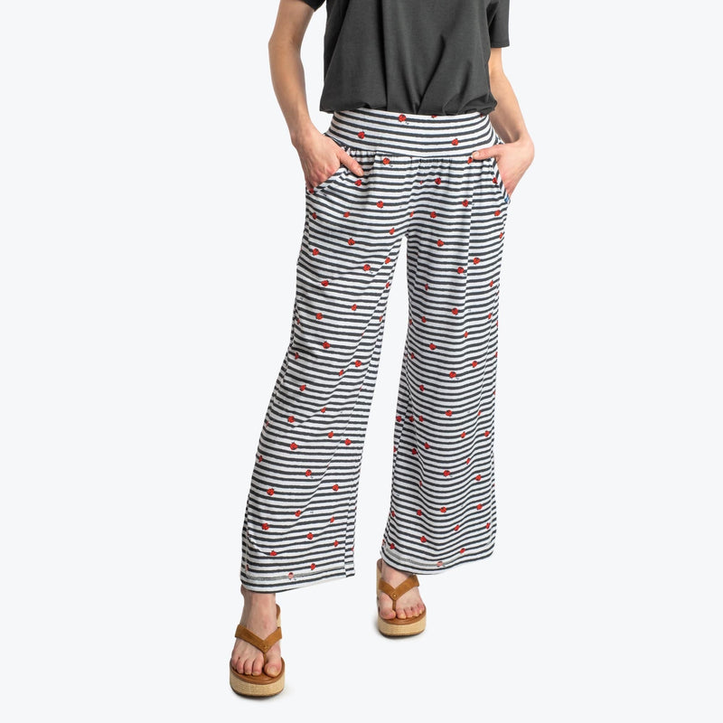 LUG - Wiffle Cotton Jersey Cropped Pant