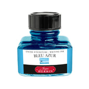 Herbin La Perle des Encres Azure writing ink – 30 mL bottle