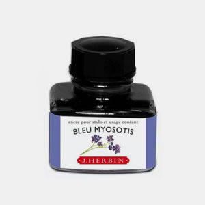Herbin La Perle des Encres Forget-Me-Not Blue writing ink – 30 mL bottle