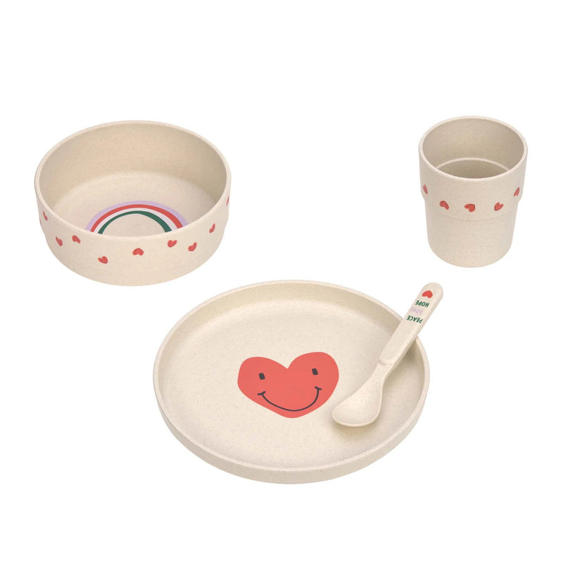 Lassig - Dish Set (Plate, Bowl, Mug, Spoon)