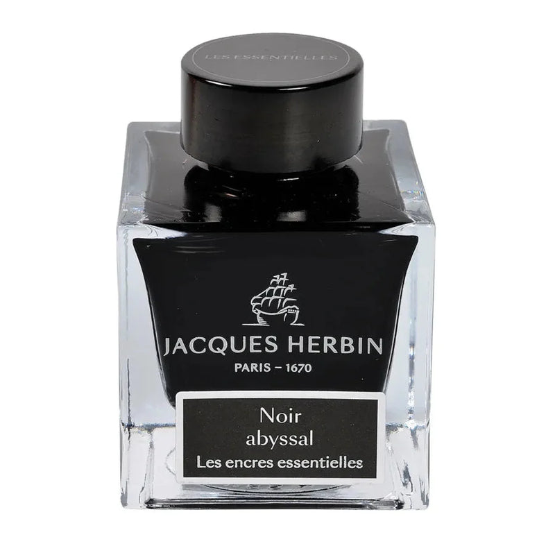 Writing Ink Essentielle abyssal black bottle (50 ml)
