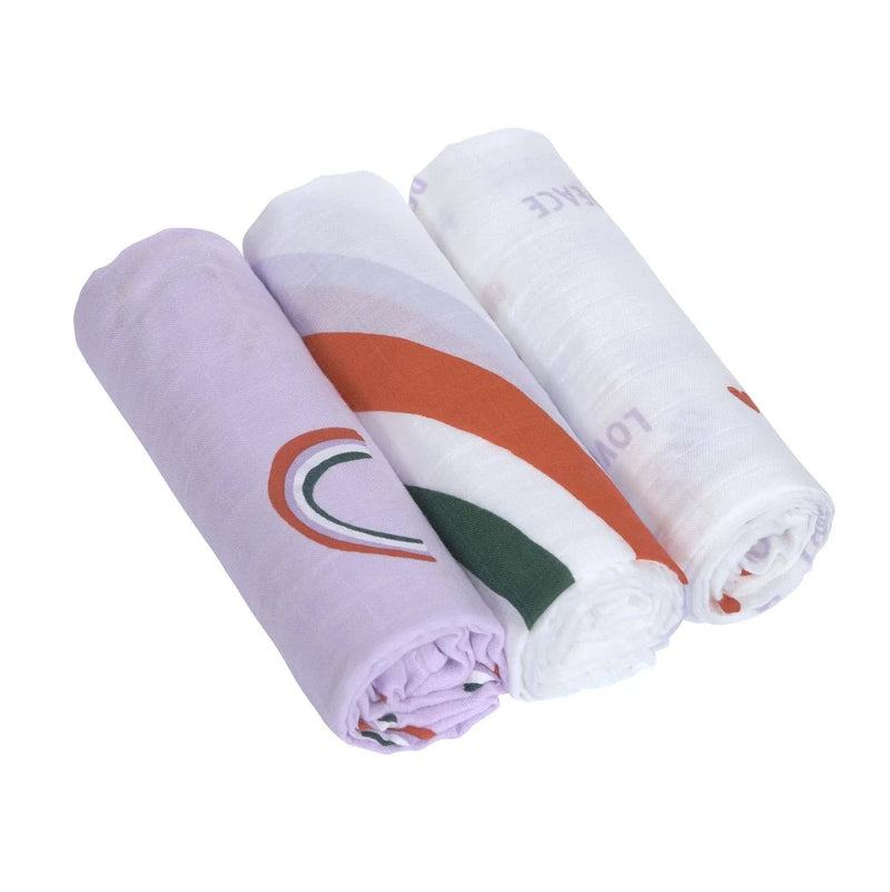 Lassig - Heavenly soft Swaddle L (3-Pack)