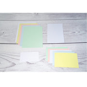100 White Bristol Cards Blank (4X6in)
