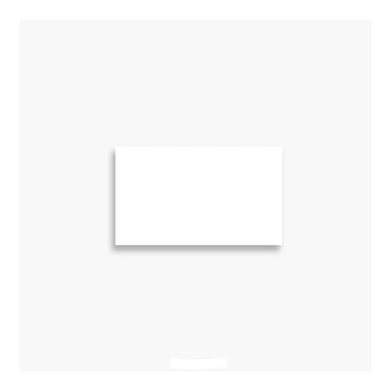 100 White Bristol Cards Blank (4X6in)