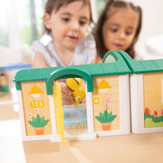 Melissa & Doug - Cheery Lane House Play Set - in use during play