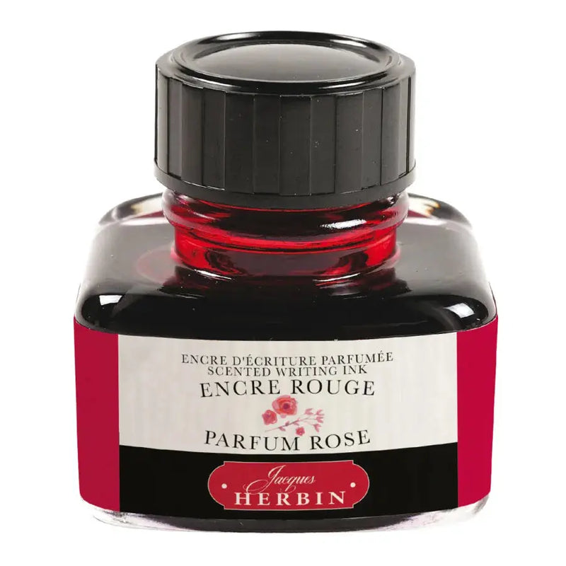 Clairefontaine - Scented Writing Ink Red, Rose Scent 30ml