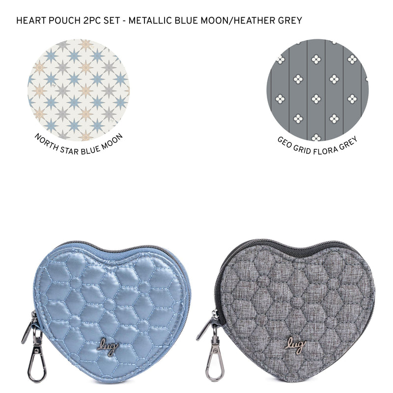 LUG - Heart Pouch 2Pc Set