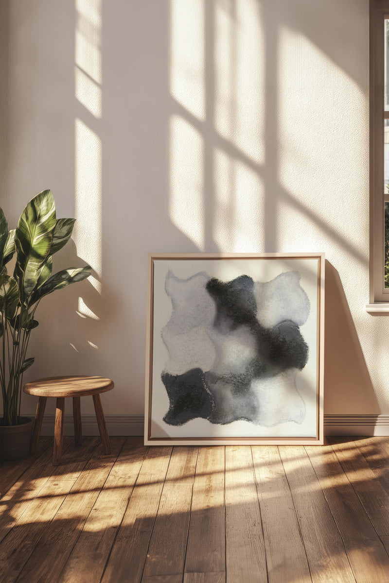 NUANCES FONDUES, Oeuvre sur toile étirée