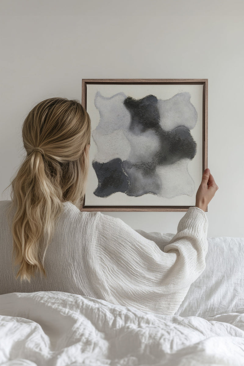 NUANCES FONDUES, Oeuvre sur toile étirée