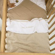 Meyco Baby Knots Knitted Baby Blanket – Soft Sand – additional product detail or lifestyle view