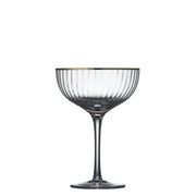 Lyngby Glas – Palermo Gold Cocktail Glasses (4-Pack) – 315 mL – single glass view