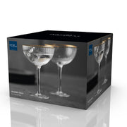 Lyngby Glas – Palermo Gold Cocktail Glasses (4-Pack) – 315 mL – packaging