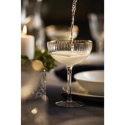 Lyngby Glas – Palermo Gold Cocktail Glasses (4-Pack) – 315 mL – lifestyle view 11
