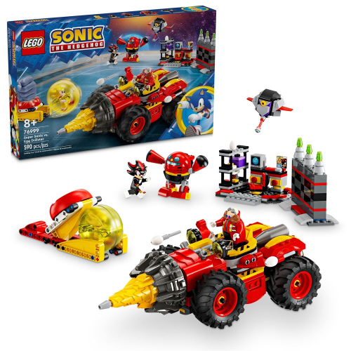 LEGO - 76999 - SONIC - Super Sonic vs. Egg Drillster - 590pcs