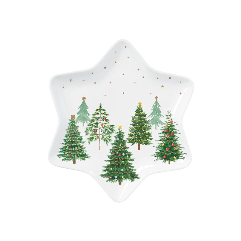 Easy Life - FESTIVE TREES - Plate | 22.5 cm / 8.9 in