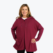 LUG - Bolero Brushed Sweater Knit Zip-Up