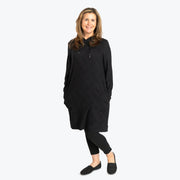 LUG - Dilly Dally Brushed Sweater Knit Lounge Dress