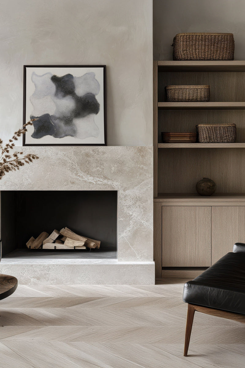 NUANCES FONDUES, Oeuvre sur toile étirée