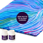 OKTO - ACRYLIC GLOSSY VARNISH + BRUSH - Limolin 