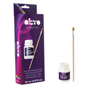 OKTO - VERNIS ACRYLIQUE SEMI-MATTE + BRUSH - Limolin 