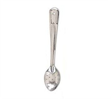 Browne - Conventional Serving Spoon - Perforated - 15" / 38.1 cm - 1.5 mm Thickness - Stainless Steel - Mirror Finish