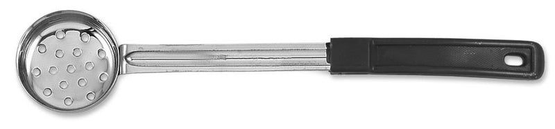 Browne - Conventional Serving Spoon - Perforated - with Plastic Handle - 11" / 27.9 cm - 1.5 mm Thickness - Stainless Steel