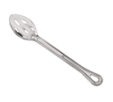 Browne - Conventional Serving Spoon - Slotted - 15" / 38.1 cm - 1.0 mm Thickness - Stainless Steel - Mirror Finish
