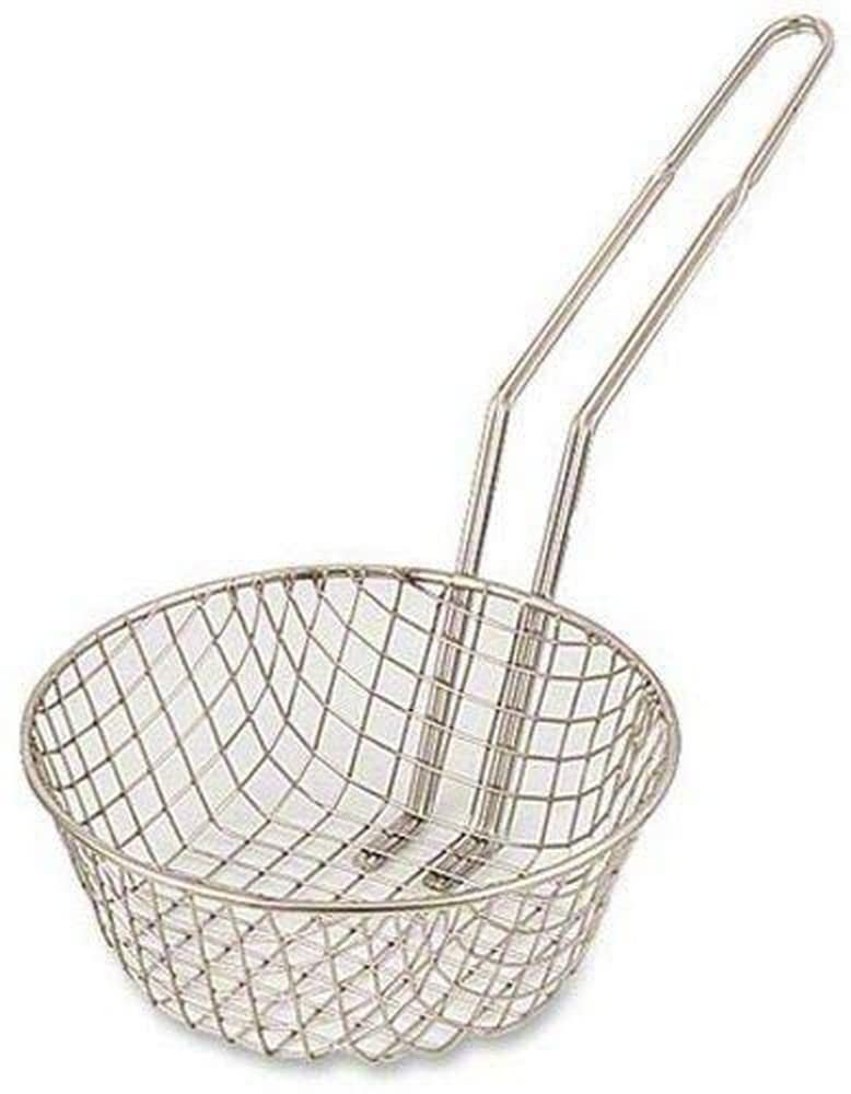Browne - Culinary Basket - Coarse - Mesh - 10" / 25.4 cm - Nickel - Plated