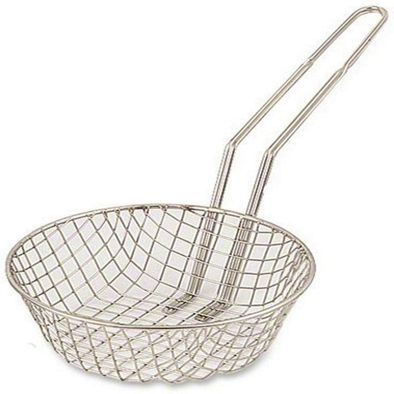 Browne - Culinary Basket - Coarse - Mesh - 12" / 30.5 cm - Nickel - Plated