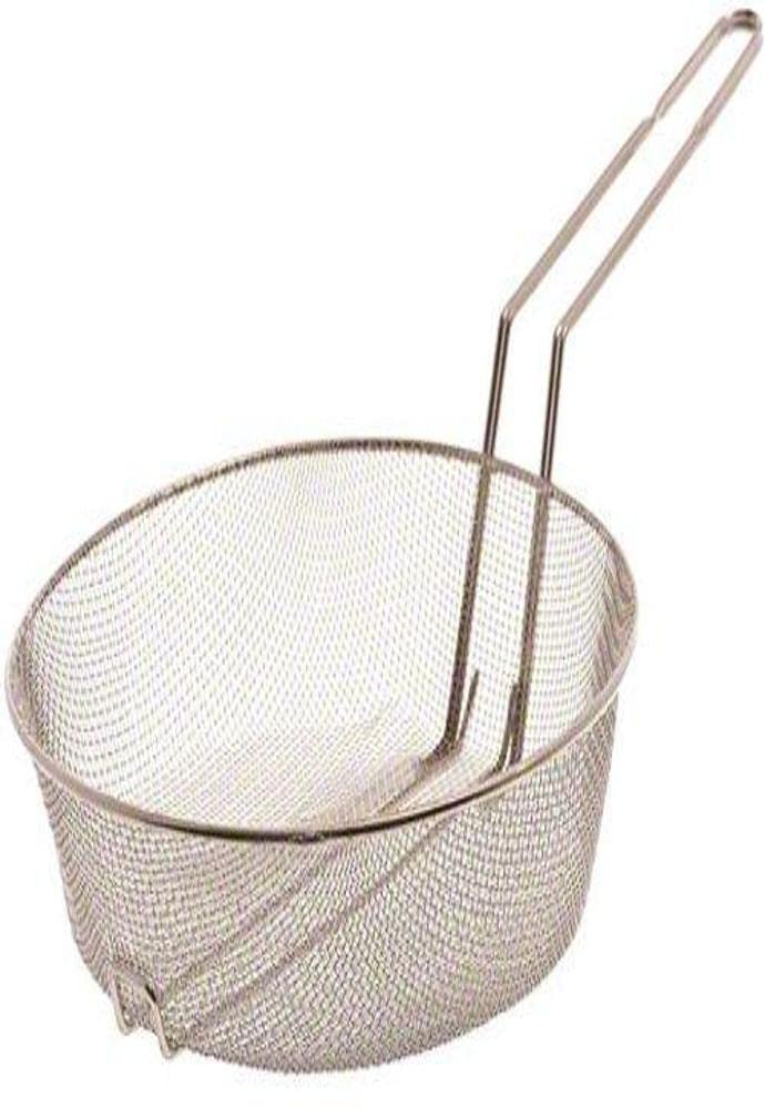 Browne - Culinary Basket - Fine - Mesh - 12" / 30.5 cm - Nickel - Plated
