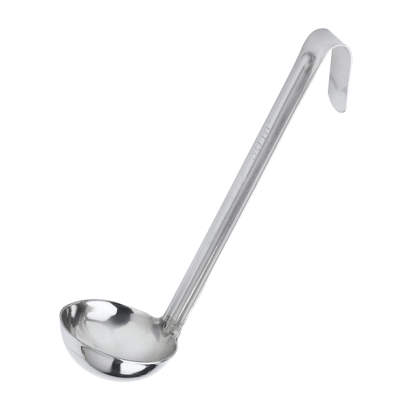Browne - Demi One-Piece Ladle - 1 oz / 29 mL - 5.8" / 14.7 cm - Stainless Steel - Mirror Finish
