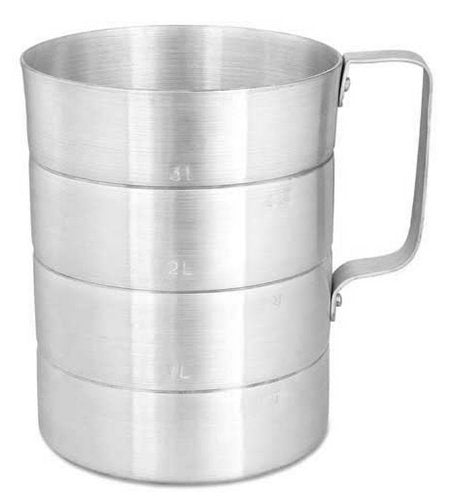 Browne - Dry Measure - 4QT / 3.8 L - 7.4x8.5" / 18.8x21.6 cm - Aluminum