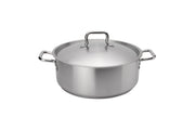Browne - Elements Brazier with Cover - 15QT / 14.2 L - 14.2x5.7" / 36.1x14.5 cm - Stainless Steel - NSF