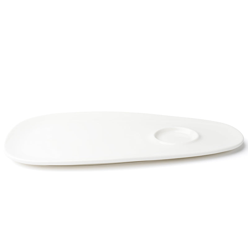 Browne - Foundation Plate - Oval "33.7x19.2 cm / 13.25x7.5" - Porcelain