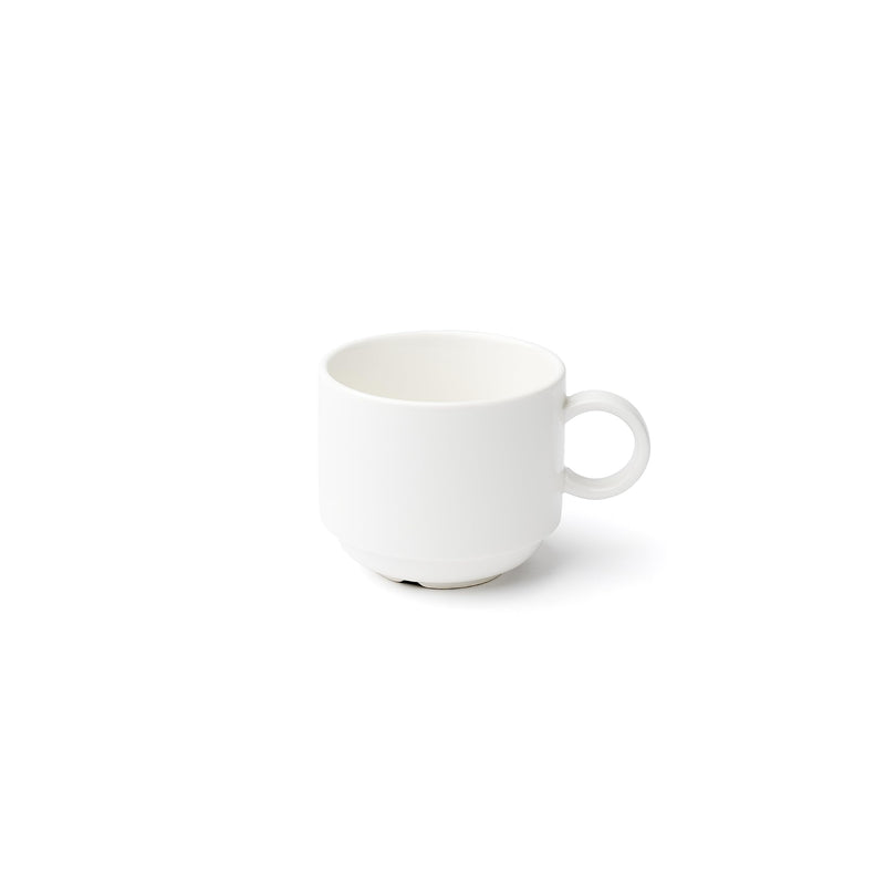 Browne - Foundation Stackable Cup 230 mL / 7.8 Floz - 4.25x3.25x2.75" - Porcelain