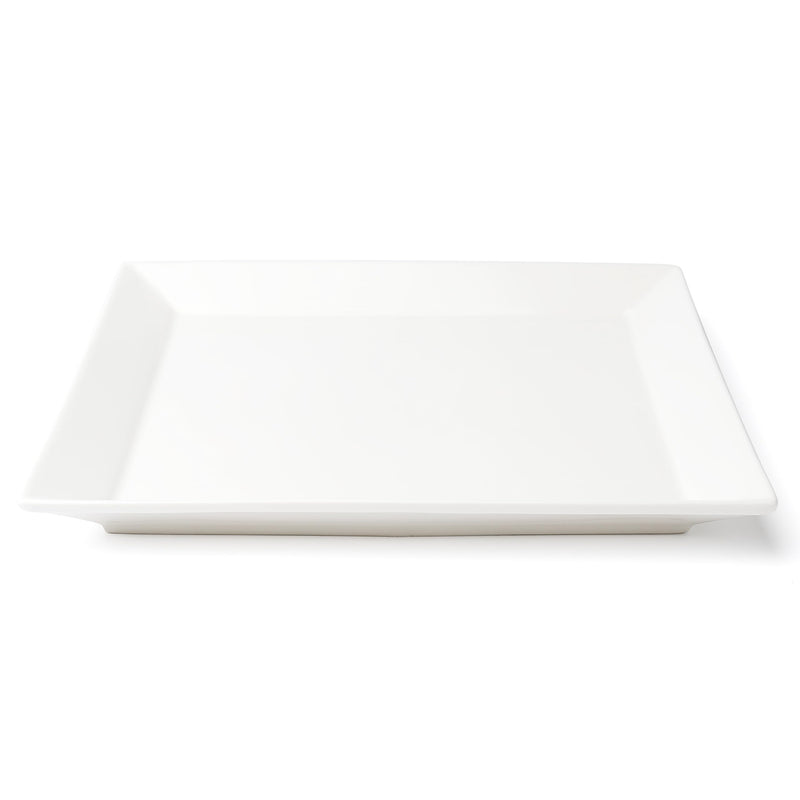 Browne - Foundation Wide Rim Plate Square - 25.4 cm / 10" - Porcelain