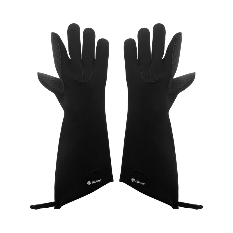 Browne - Kitchen Grips 5 Finger Glove - 17" / 43.2 cm - Flxaprene Black