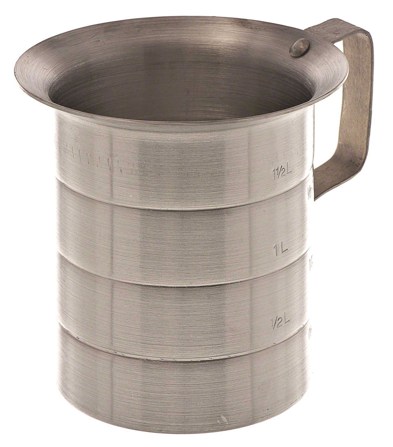 Browne - Liquid Measure - 2QT / 1.9 L - 6.1x6.7" / 15.5x17 cm - Aluminum
