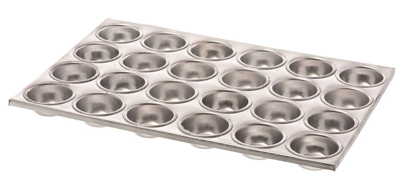 Browne - Muffin Pan - 24 Cup - 20.6x14.1x1.2? / 52.3x35.6x3 cm - Aluminum