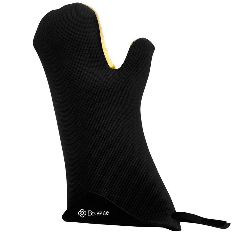 Browne - Oven Mitt - 13.75x6.5" / 39.4x16.5 cm - Flxaprene Black