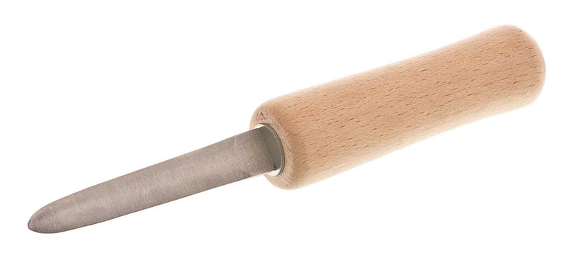 Browne - Oyster Knife - Hardwood Handle - 3" / 7.6 cm - Stainless Steel