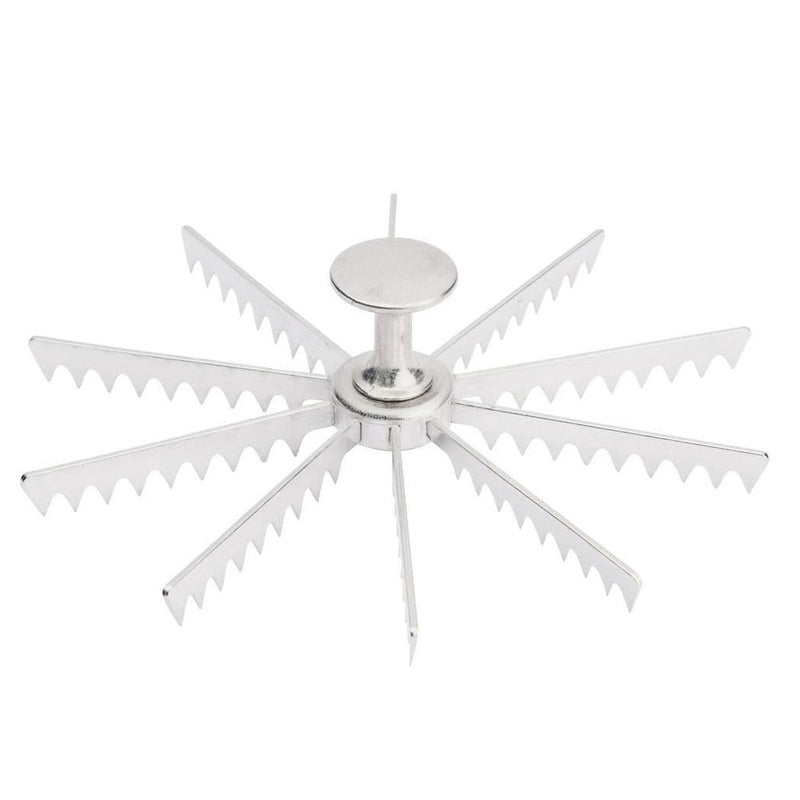 Browne - Pie Marker - 10 Cut - Cast Aluminum - Polished Finish