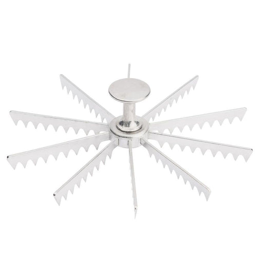 Browne - Pie Marker - 10 Cut - Cast Aluminum - Polished Finish